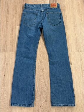 Levi's Men’s 527 Blue Slim Bootcut Denim Jeans Classic Wash size 32x32